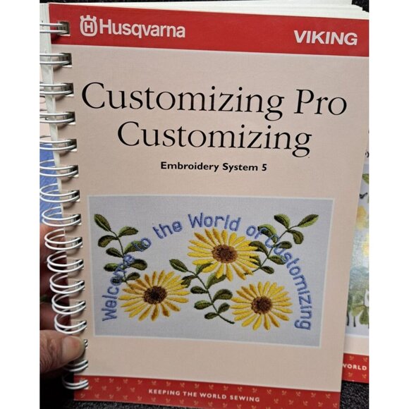 3 Husqvarna Viking Sewing Customizing Digitizing PictureStitch Embroidery Books - Picture 4 of 11